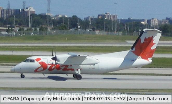 C-FABA, 1988 De Havilland Canada DHC-8-102 Dash 8 C/N 092, At Pearson