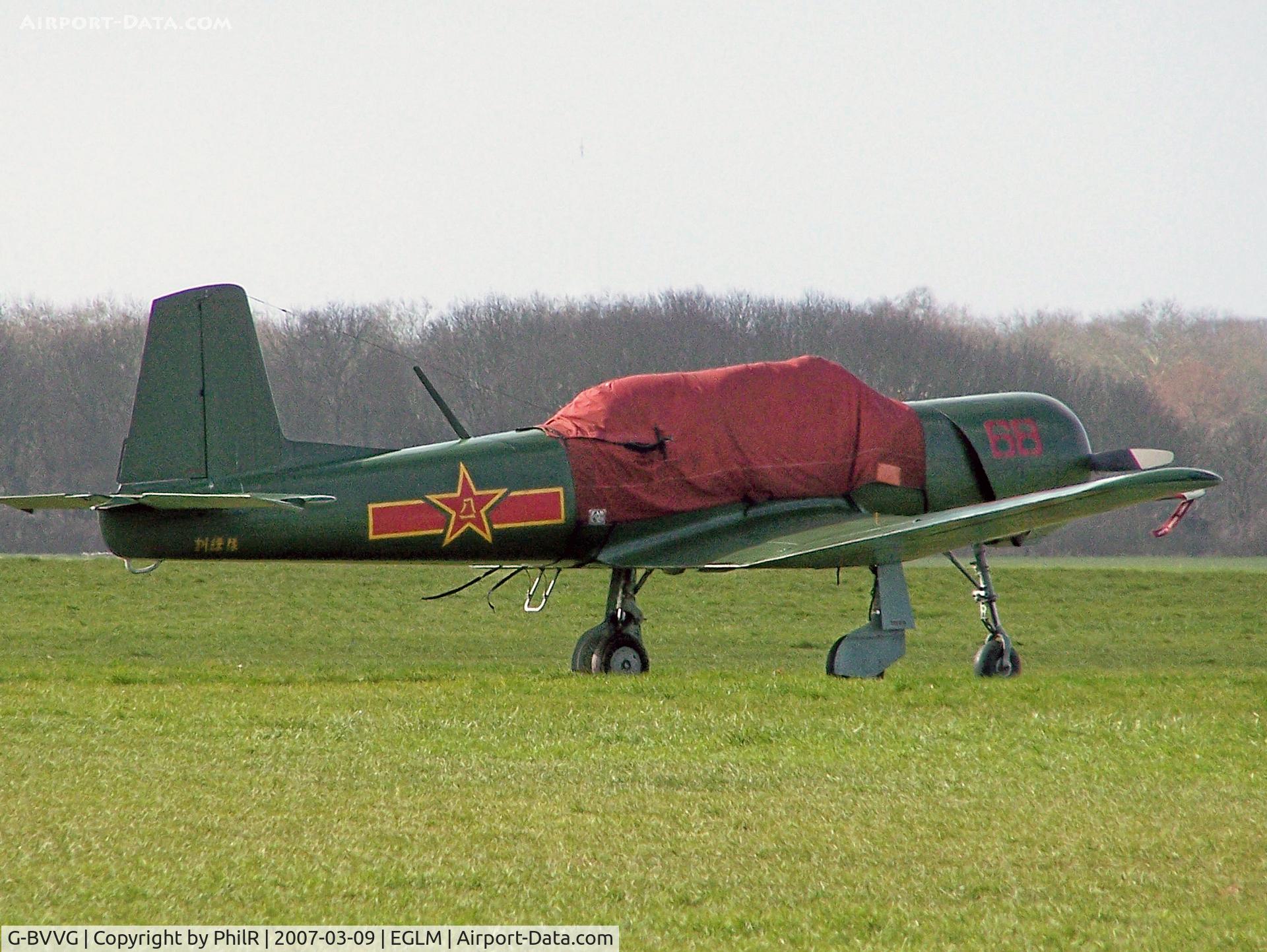 G-BVVG, 1966 Nanchang CJ-6A Chujiao C/N 2751219, G-BVVG '68' 1966 Nanchang CJ-6A Chujiao White Waltham