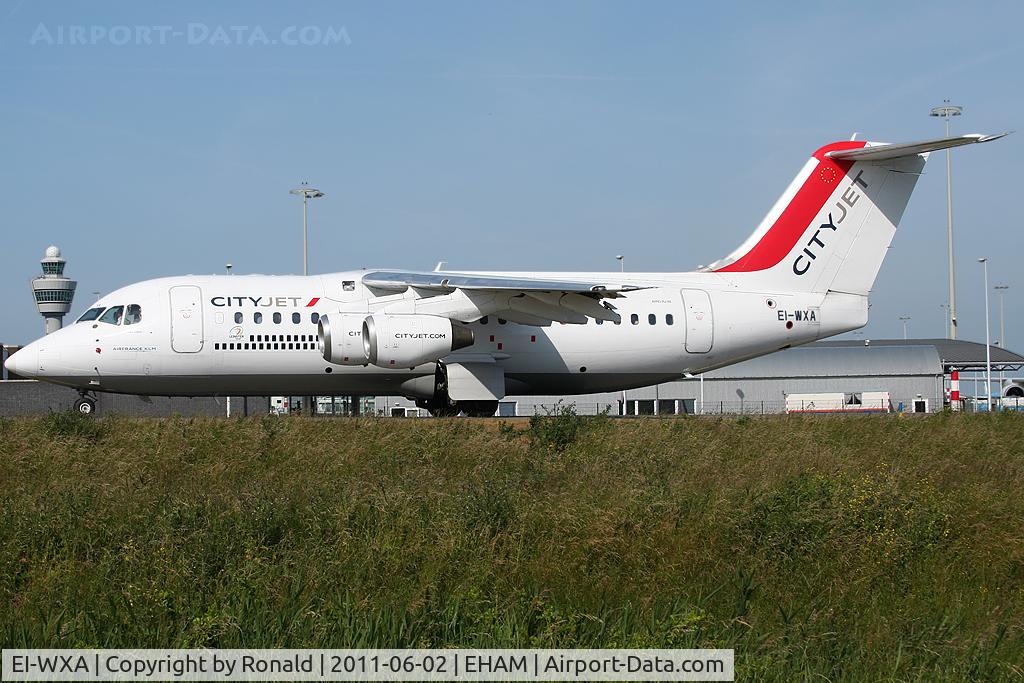 EI-WXA, 1997 British Aerospace Avro 146-RJ85A C/N E2310, at spl