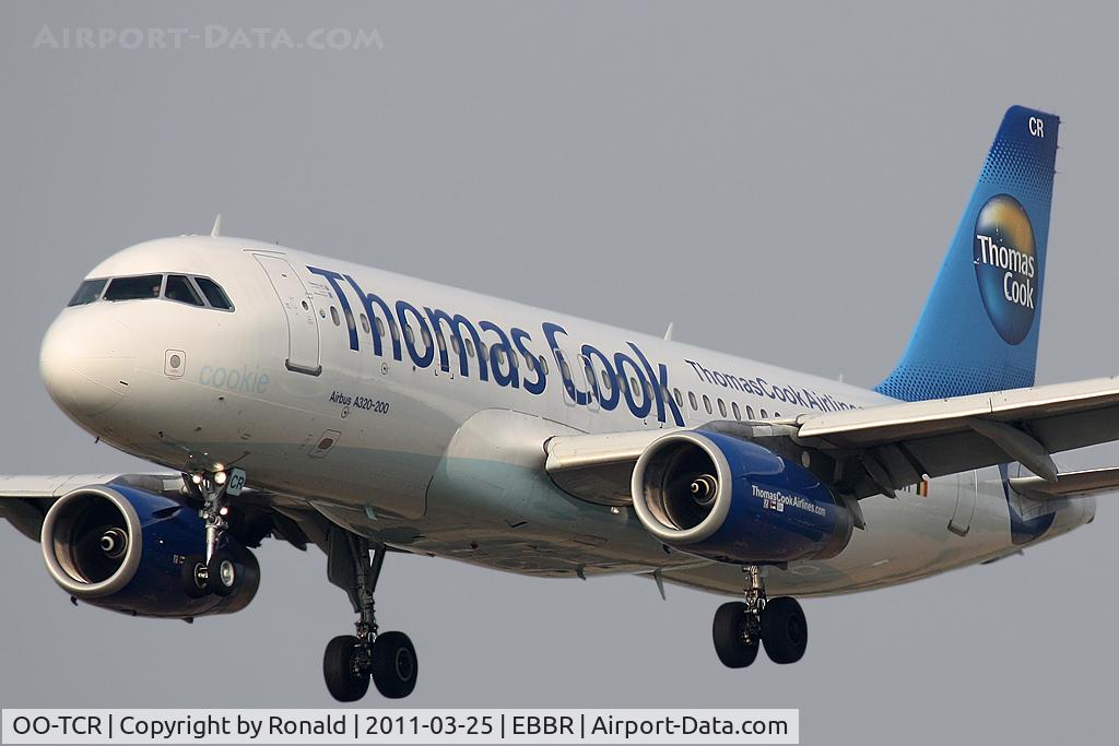OO-TCR, 1993 Airbus A320-232 C/N 453, at bru