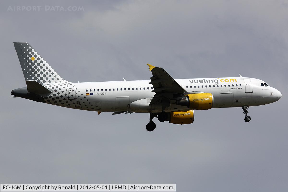EC-JGM, 2005 Airbus A320-214 C/N 2407, at mad