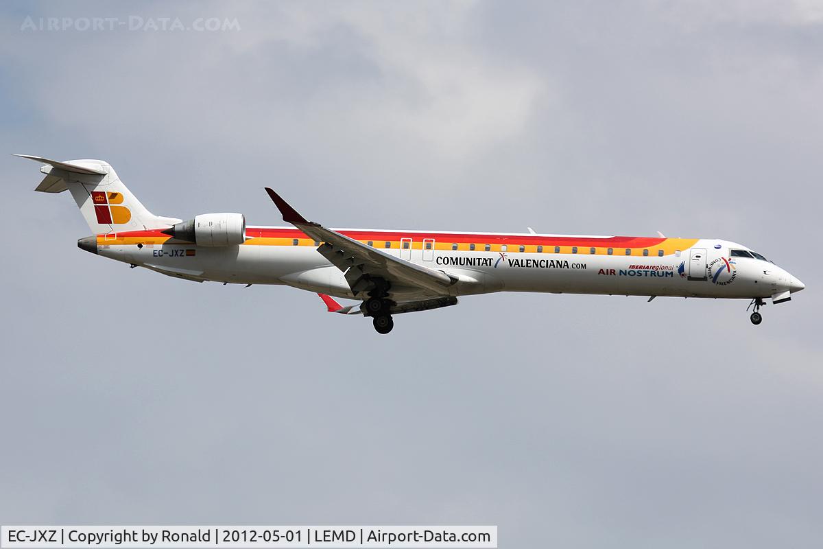 EC-JXZ, 2006 Bombardier CRJ-900 (CL-600-2D24) C/N 15087, at mad