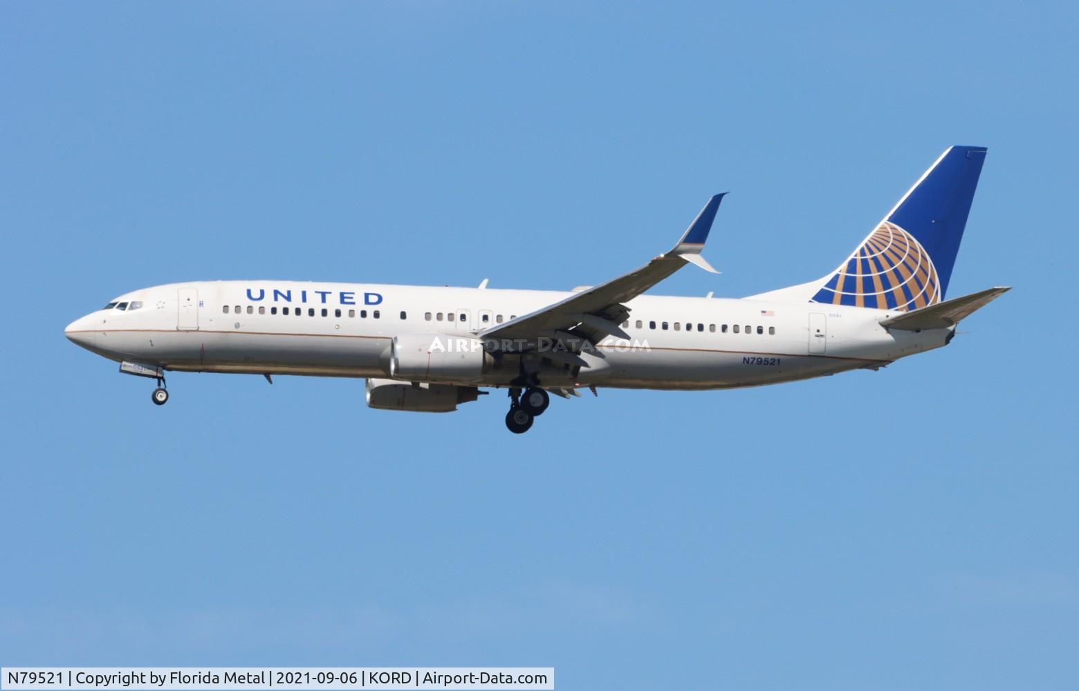 N79521, 2010 Boeing 737-824 C/N 31662, ORD 2021