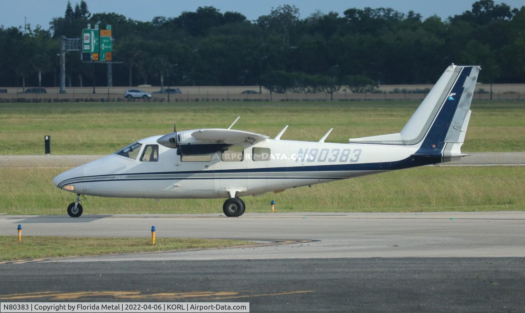 N80383, 1986 Partenavia P-68C C/N 370, ORL 2022