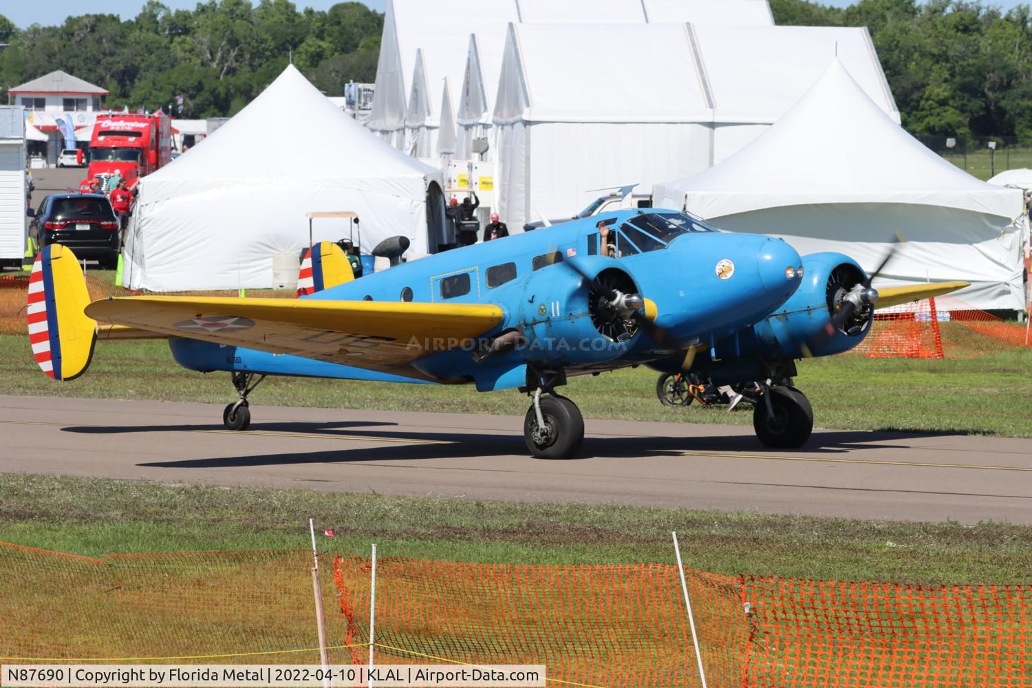 N87690, Beech C-45H Expeditor C/N AF-528, C-45H