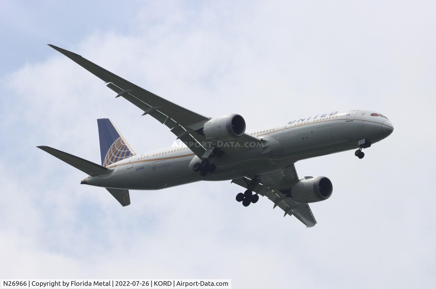 N26966, 2016 Boeing 787-9 Dreamliner C/N 60143, ORD 2022