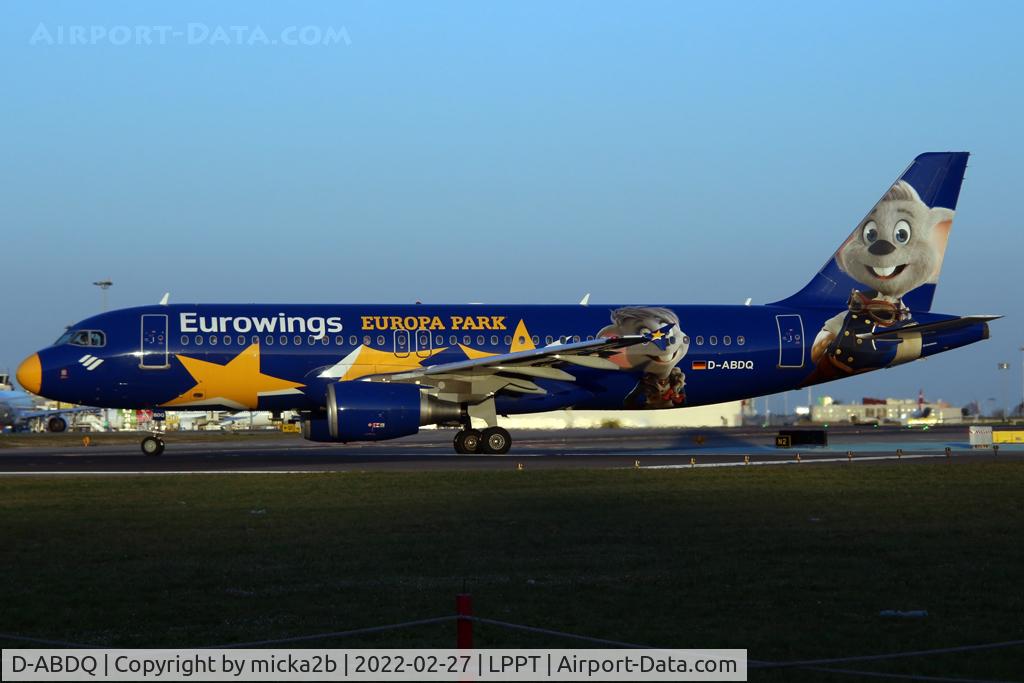 D-ABDQ, 2007 Airbus A320-214 C/N 3121, Taxiing