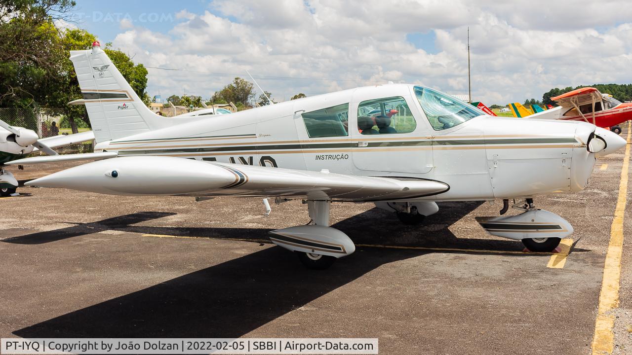 PT-IYQ, Piper PA-28-140 Cherokee F C/N 28-7325477, Built in 1973, still active on Aeroclube do Paraná flight school, being used as a Flight Instruction aircraft