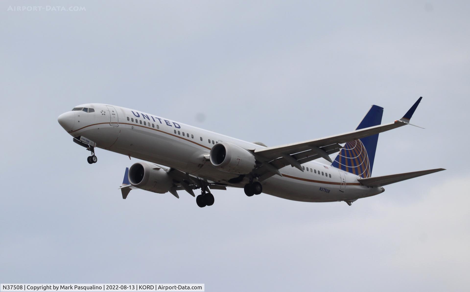 N37508, 2018 Boeing 737-9 MAX C/N 43439, Boeing 737-9 MAX