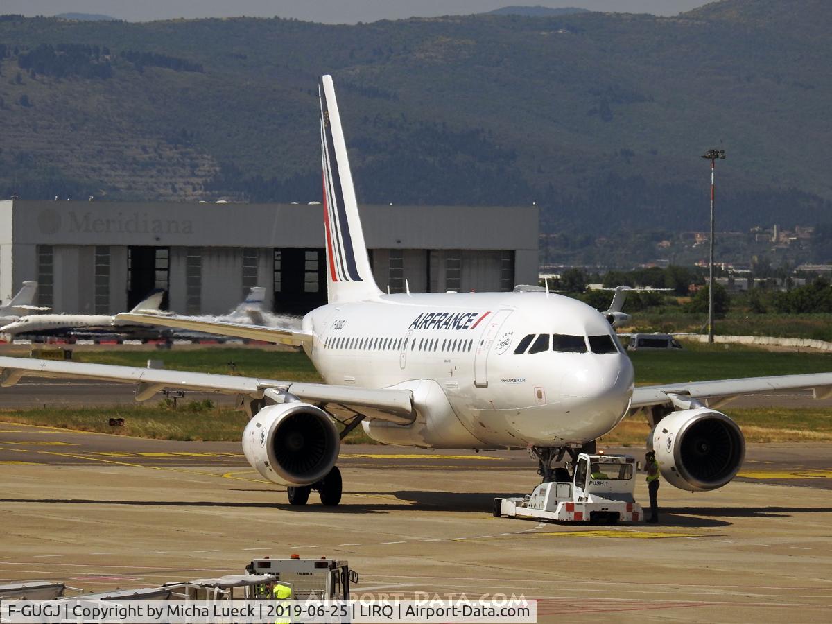 F-GUGJ, 2005 Airbus A318-111 C/N 2582, At Firenze