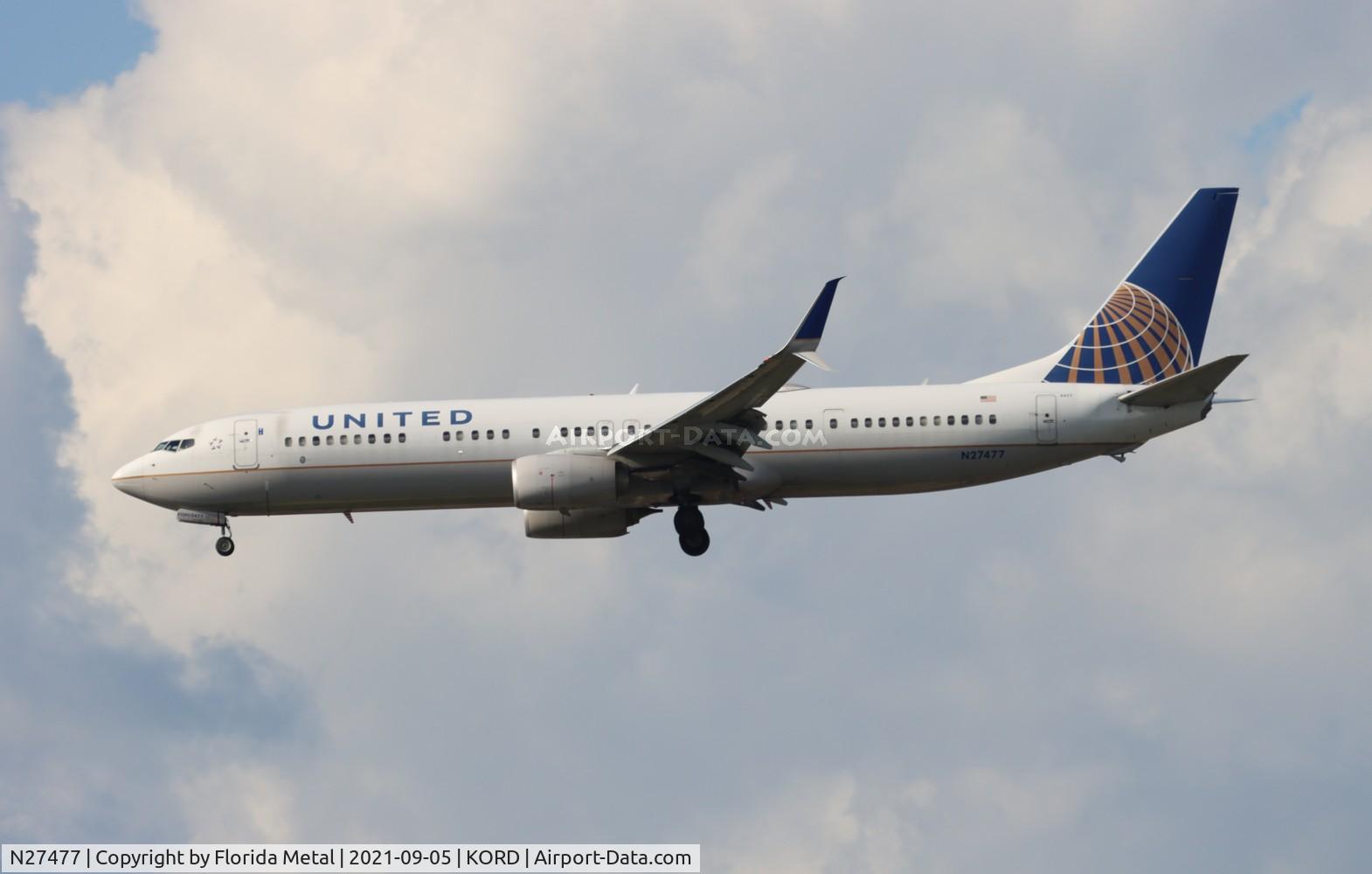N27477, 2013 Boeing 737-924/ER C/N 31647, ORD 2021