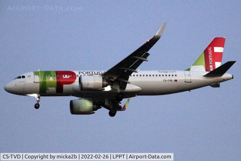 CS-TVD, 2019 Airbus A320-251N C/N 8907, Landing