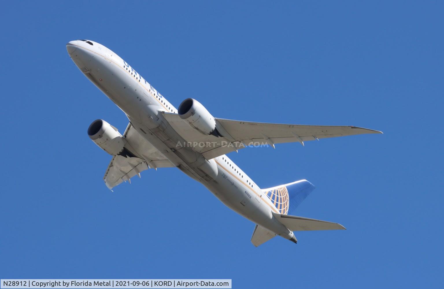 N28912, 2014 Boeing 787-8 Dreamliner C/N 34828, ORD 2021