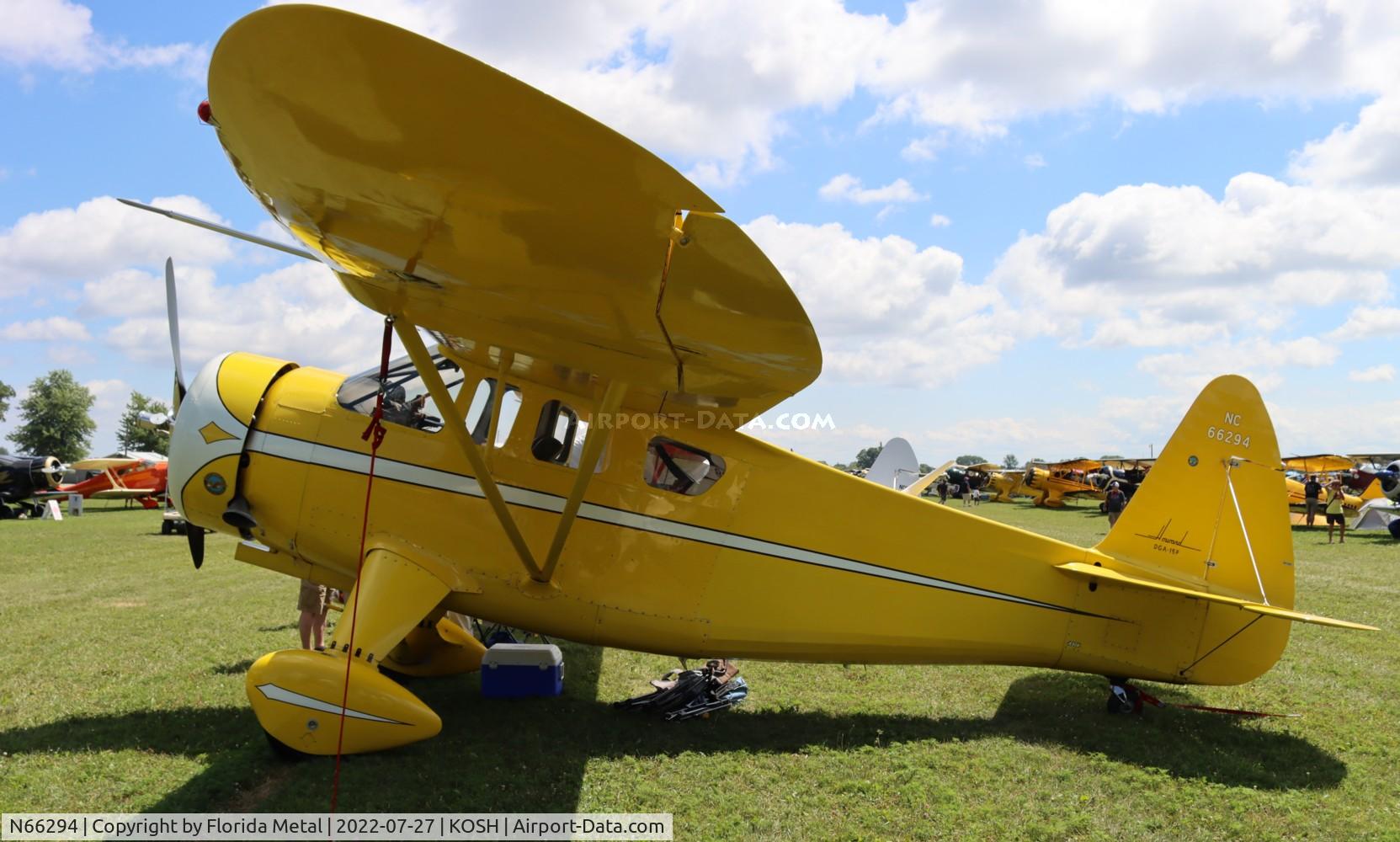 N66294, 1943 Howard Aircraft DGA-15P C/N 892, OSH 2022
