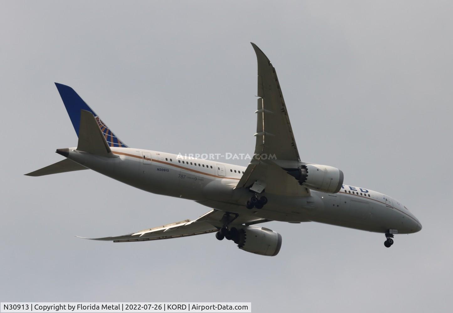 N30913, 2014 Boeing 787-8 Dreamliner C/N 35879, ORD 2022