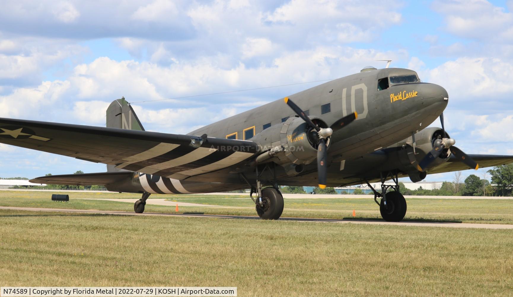 N74589, 1943 Douglas DC3C-S1C3G (C-47A) C/N 9926, OSH 2022