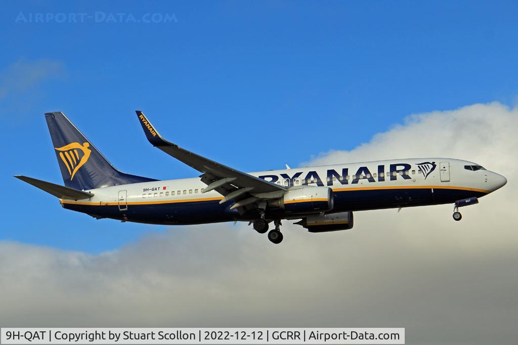 9H-QAT, 2015 Boeing 737-8AS C/N 44694, Ryan Air
