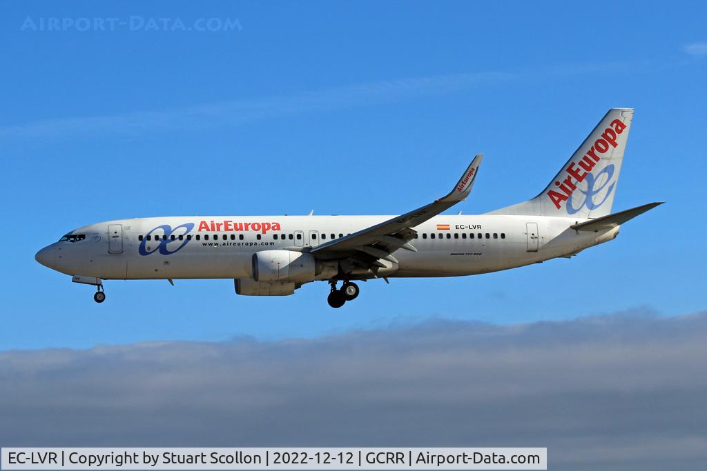 EC-LVR, 2013 Boeing 737-85P C/N 36593, Air Europa