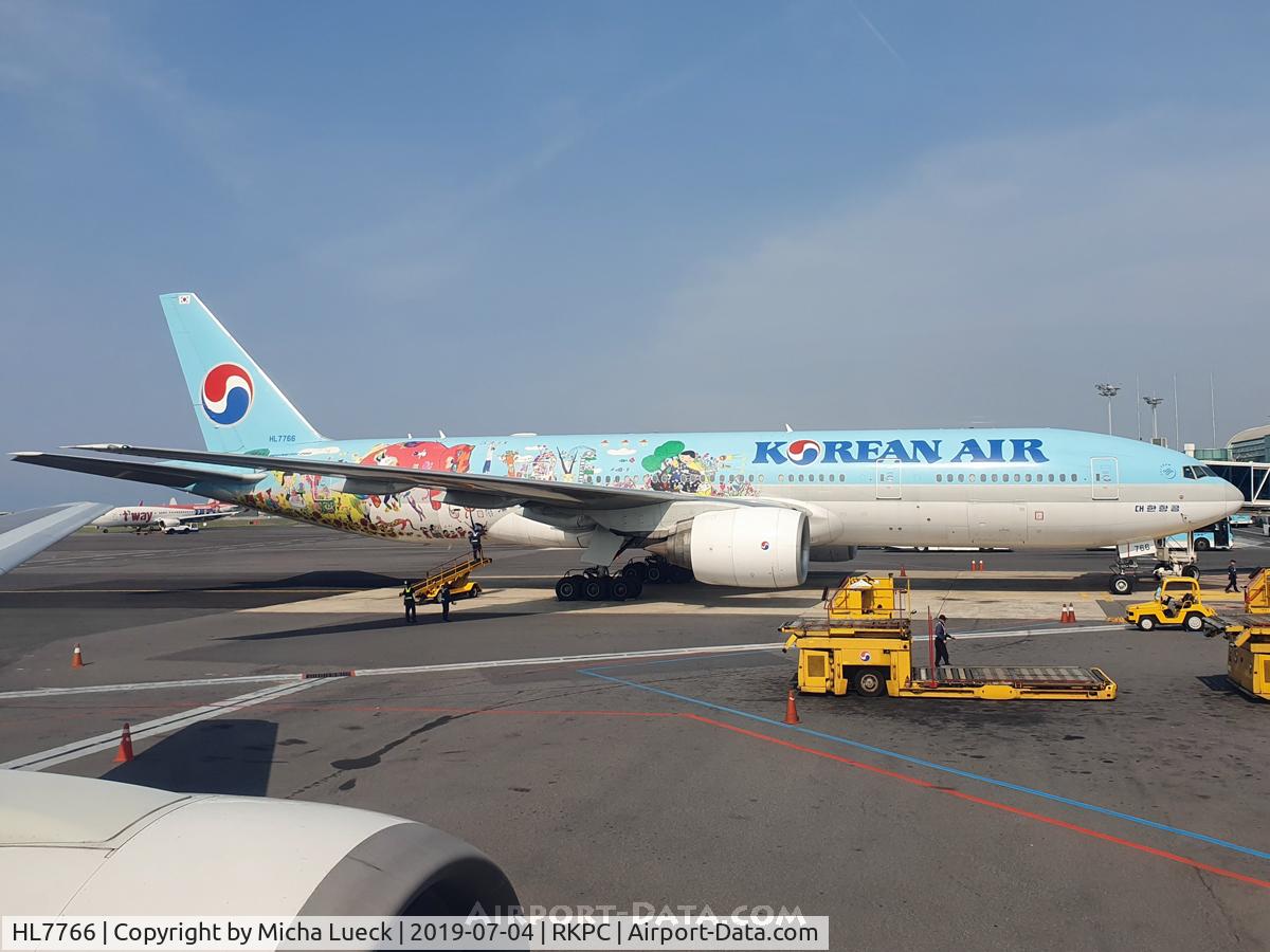 HL7766, 2008 Boeing 777-2B5/ER C/N 34213/730, At Jeju Island