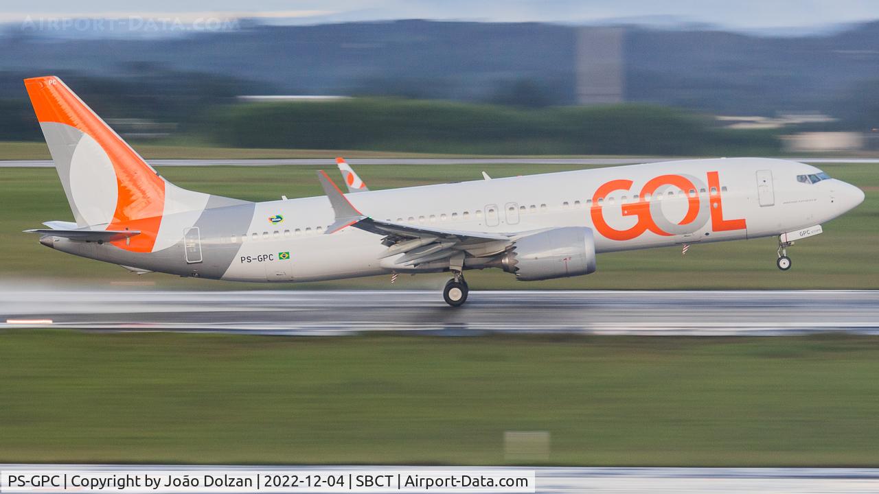 PS-GPC, 2018 Boeing 737-8 MAX C/N 44864, Taking off from SBCT airport heading to SBSP. Was originally built for Jet Airways and would take the VT-JXG registration.