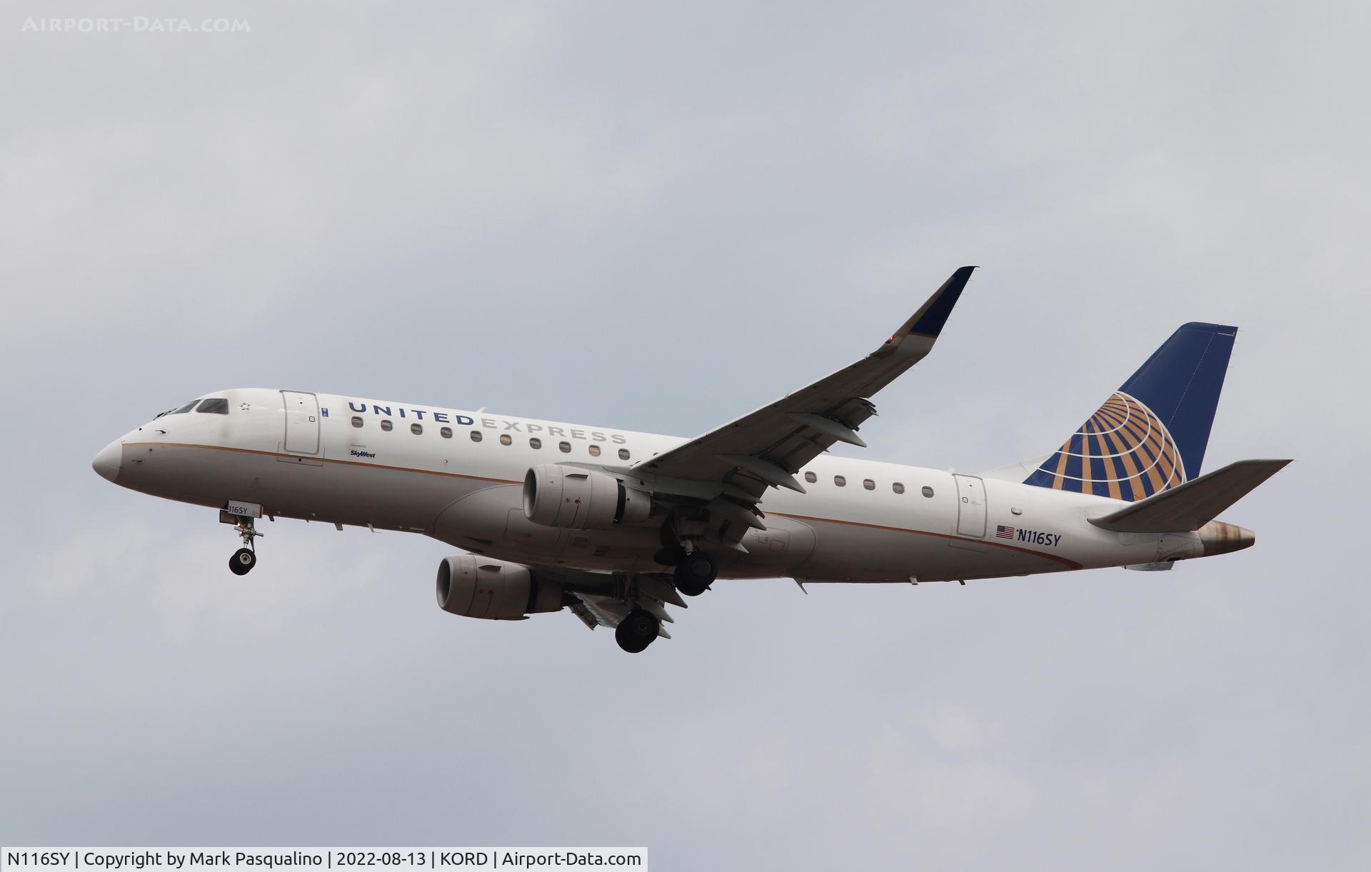 N116SY, 2014 Embraer 175LR (ERJ-170-200LR) C/N 17000411, ERJ-170-200LR