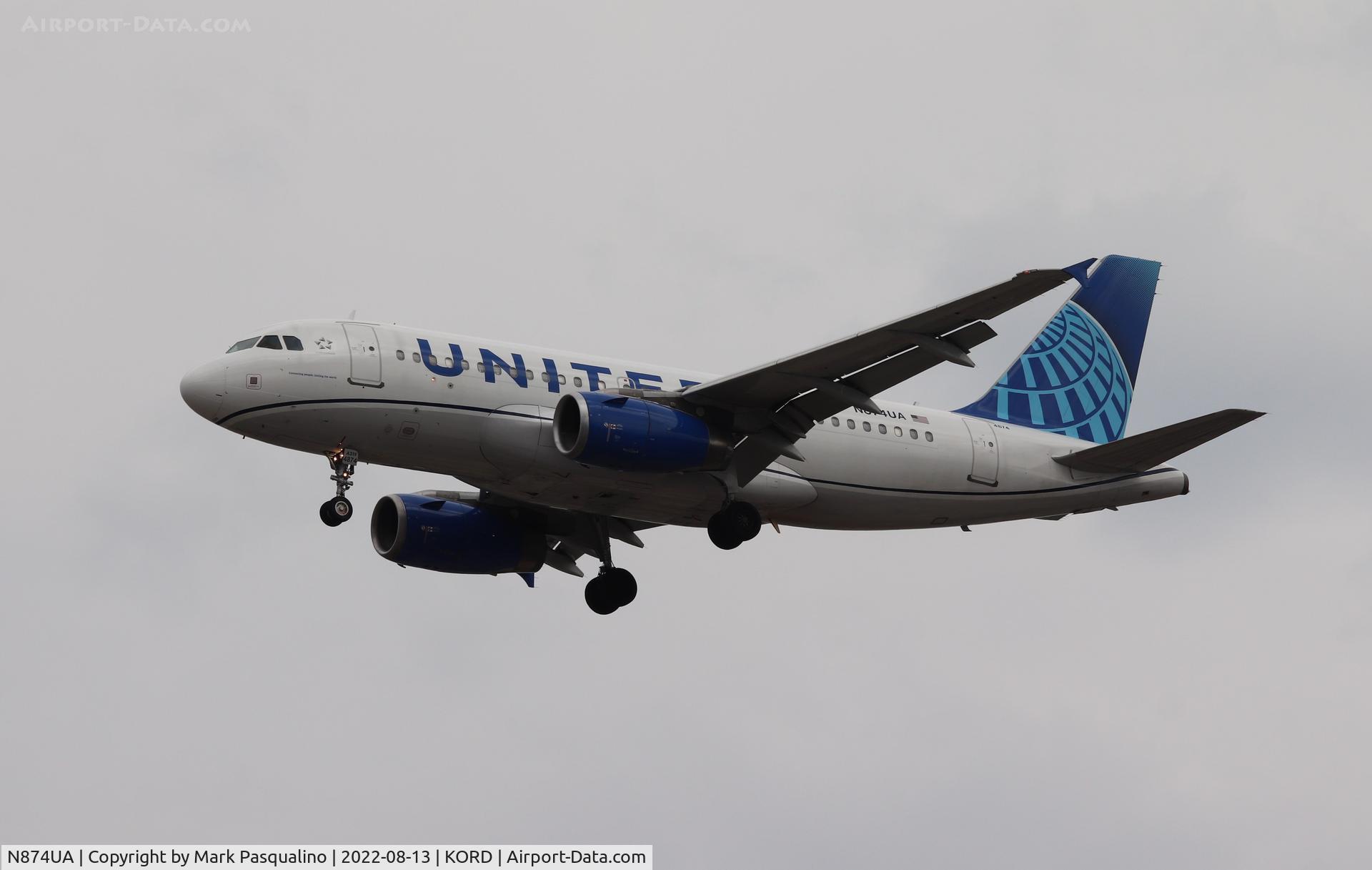 N874UA, 2003 Airbus A319-132 C/N 2008, Airbus A319-132