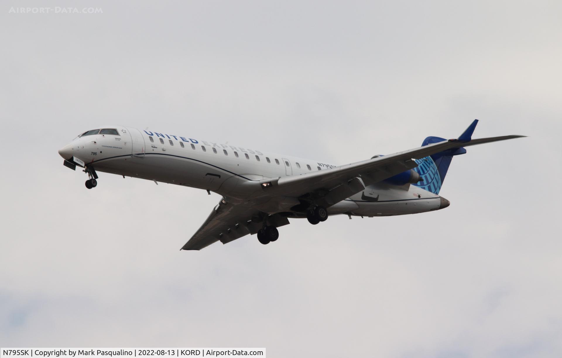 N795SK, 2010 Bombardier CRJ-700 (CL-600-2C10) Regional Jet C/N 10299, CL-600-2C10