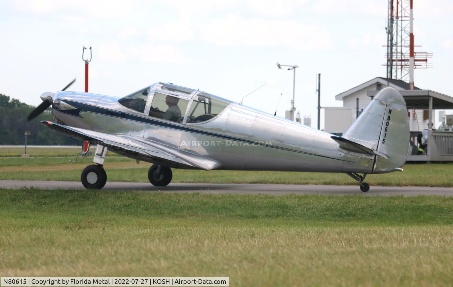 N80615, 1946 Globe GC-1B Swift C/N 1020, OSH 2022