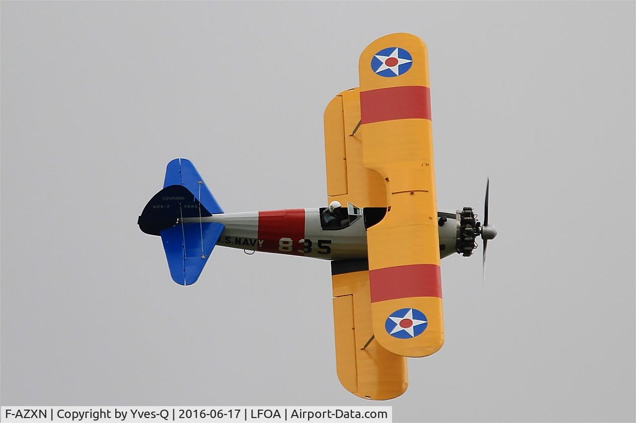 F-AZXN, 1942 Boeing A75N1 (PT-17) C/N 75-3885, Boeing A75N1 (PT-17), On display, Avord Air Base 702 (LFOA) Open day 2016