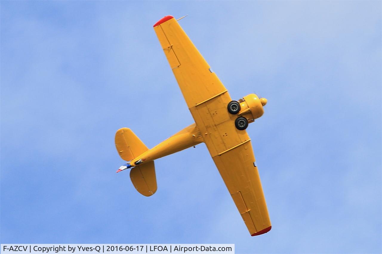 F-AZCV, 1951 North American T-6G Texan C/N 182-143, North American T-6G Texan, On display, Avord Air Base 702 (LFOA) Open day 2016