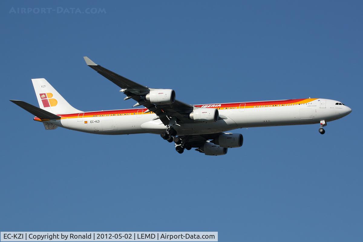 EC-KZI, 2009 Airbus A340-642 C/N 1017, at mad