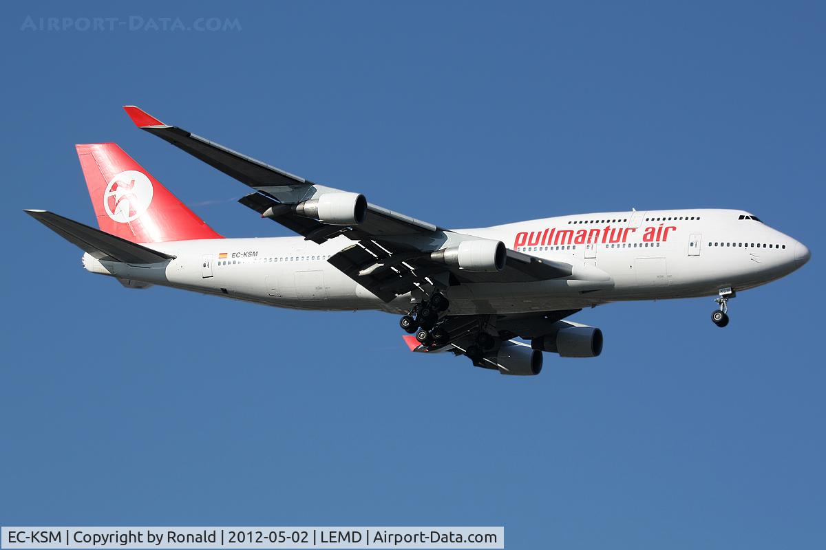 EC-KSM, 1994 Boeing 747-412 C/N 27178, at mad