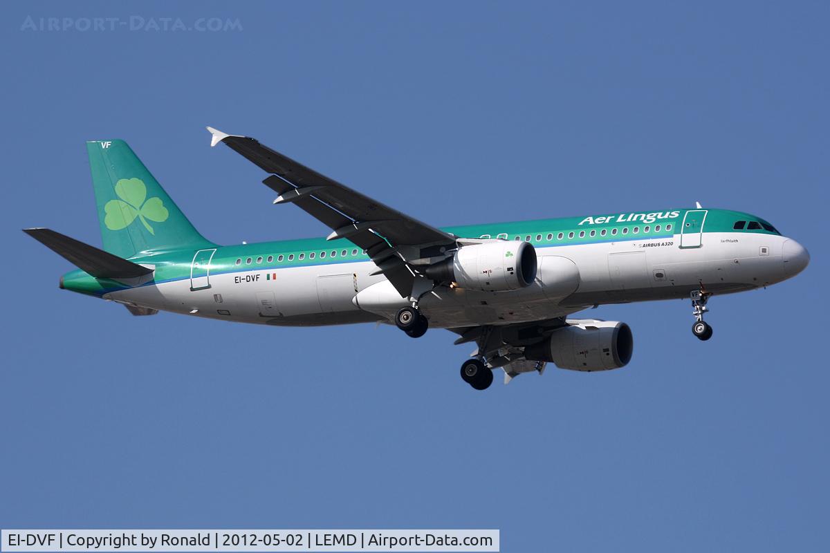 EI-DVF, 2007 Airbus A320-214 C/N 3136, at mad