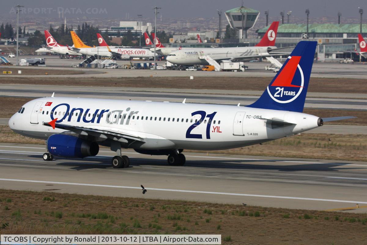 TC-OBS, 1997 Airbus A320-232 C/N 543, at mad