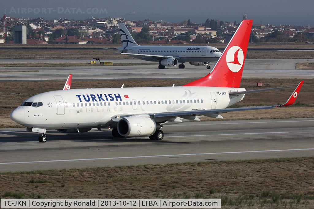TC-JKN, 2005 Boeing 737-752 C/N 34299, at ist