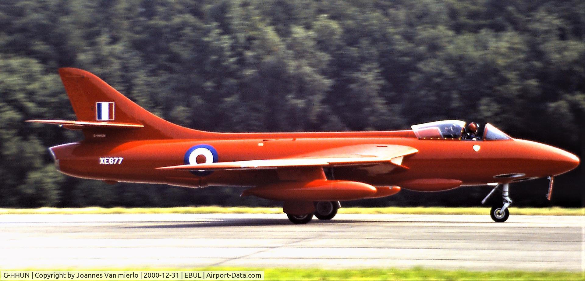 G-HHUN, 1955 Hawker Hunter F.4 C/N HABL-003020, Slide scan
