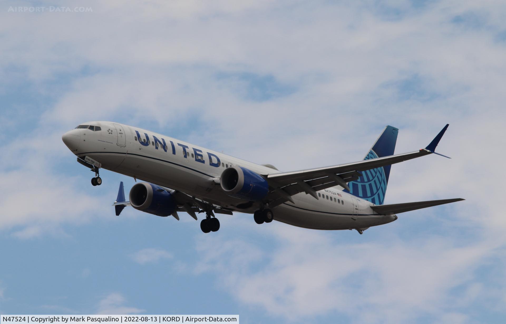 N47524, 2019 Boeing 737-9 MAX C/N 64501, Boeing 737-9 MAX