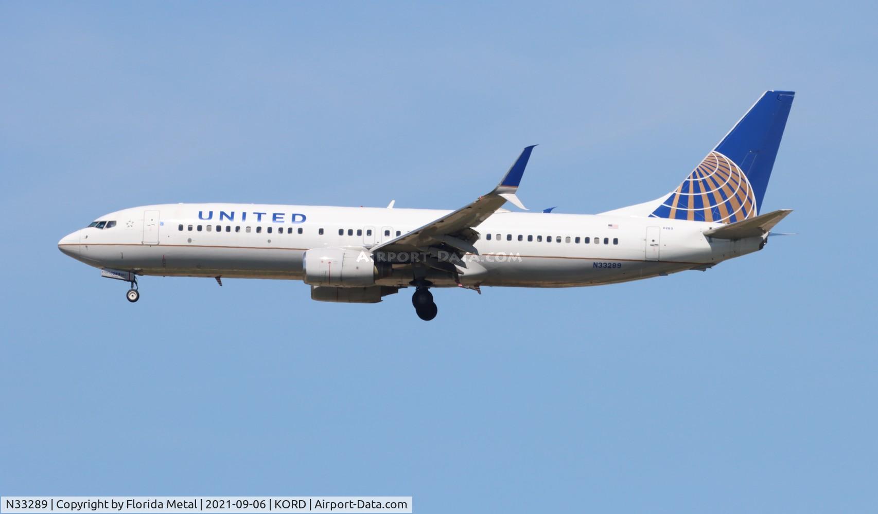 N33289, 2004 Boeing 737-824 C/N 31607, ORD 2021