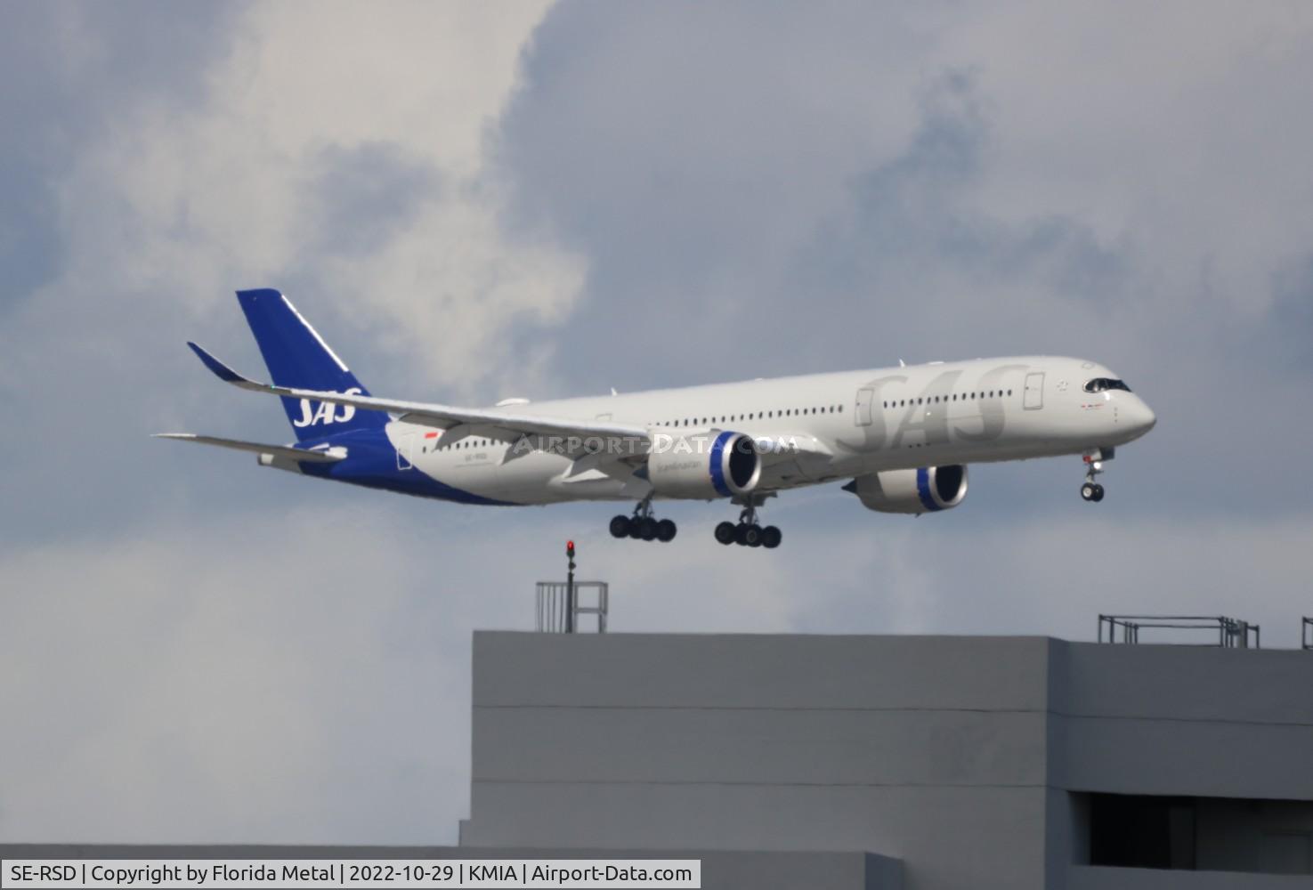 SE-RSD, 2020 Airbus A350-941 C/N 418, MIA 2022
