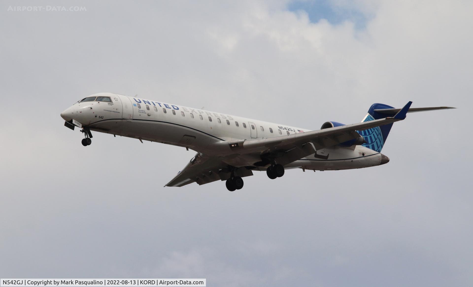 N542GJ, 2008 Bombardier CRJ-702 (CL-600-2C10) C/N 10266, CL-600-2C10