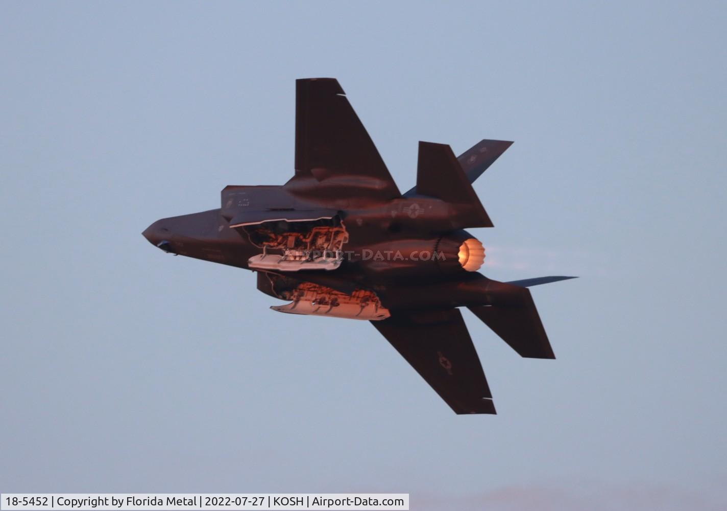 18-5452, Lockheed Martin F-35A Lightning II C/N AF-280, F-35A zx