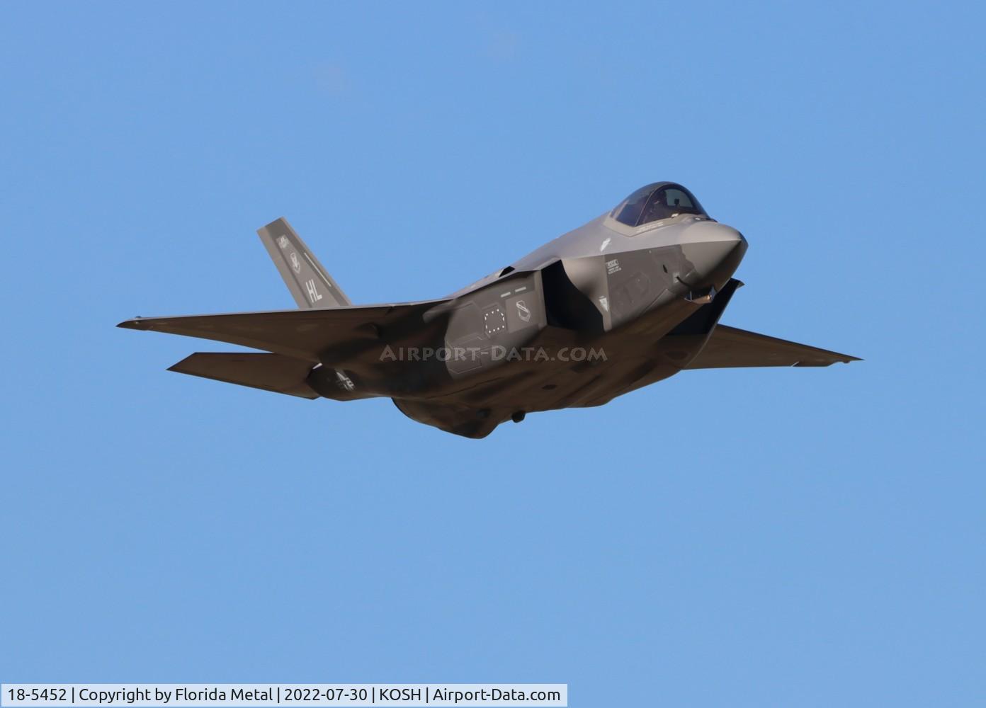 18-5452, Lockheed Martin F-35A Lightning II C/N AF-280, F-35A zx