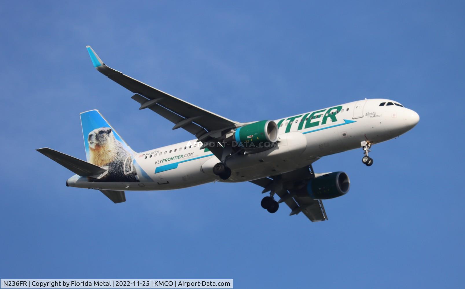 N236FR, 2016 Airbus A320-214 C/N 7389, MCO 2022