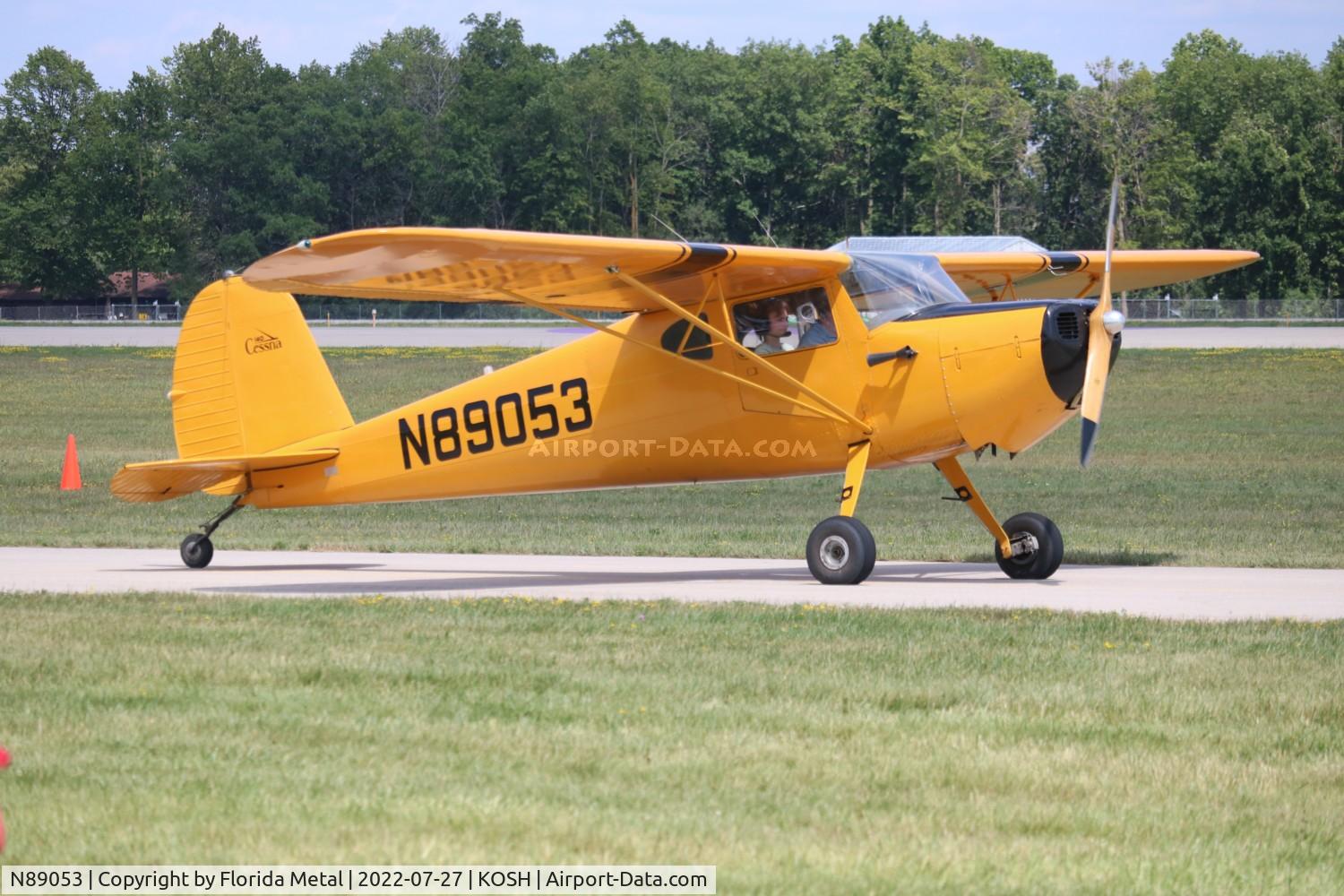 N89053, 1946 Cessna 140 C/N 8057, OSH 2022