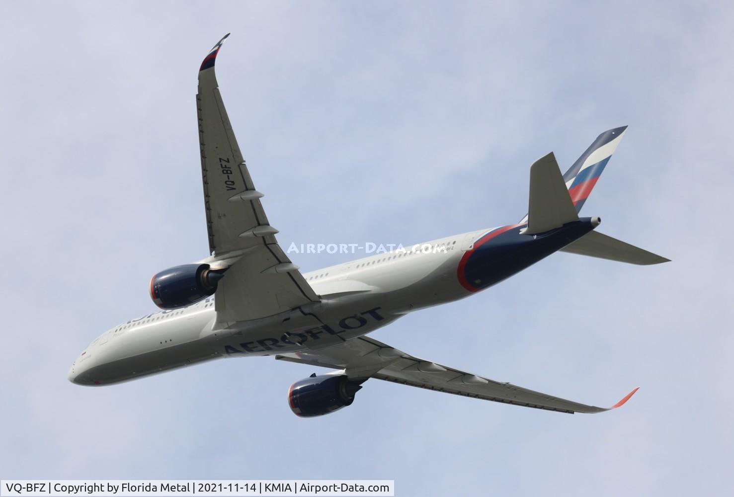VQ-BFZ, 2020 Airbus A350-941 C/N 414, Aeroflot