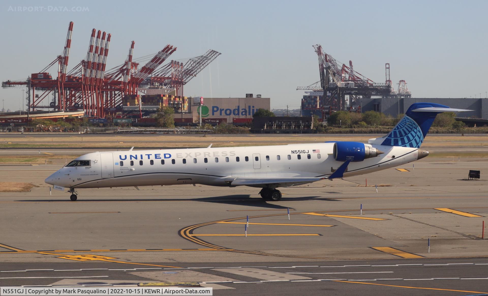 N551GJ, Bombardier CRJ-702 (CL-600-2C10) Regional Jet C/N 10283, CL-600-2C10