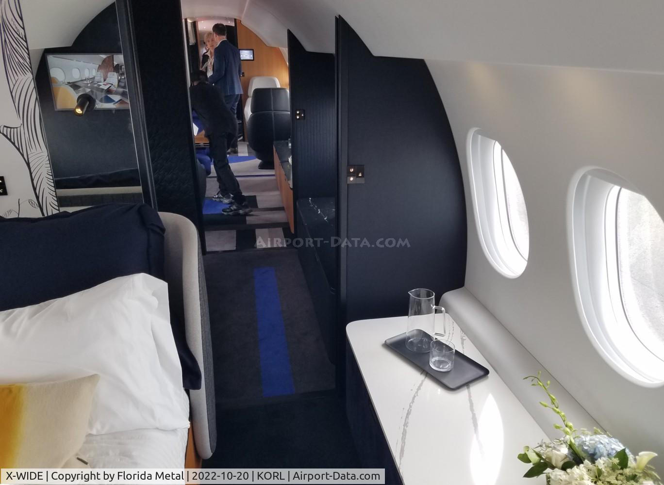 X-WIDE, Dassault Falcon 10X Mockup C/N Mock up, NBAA 2022