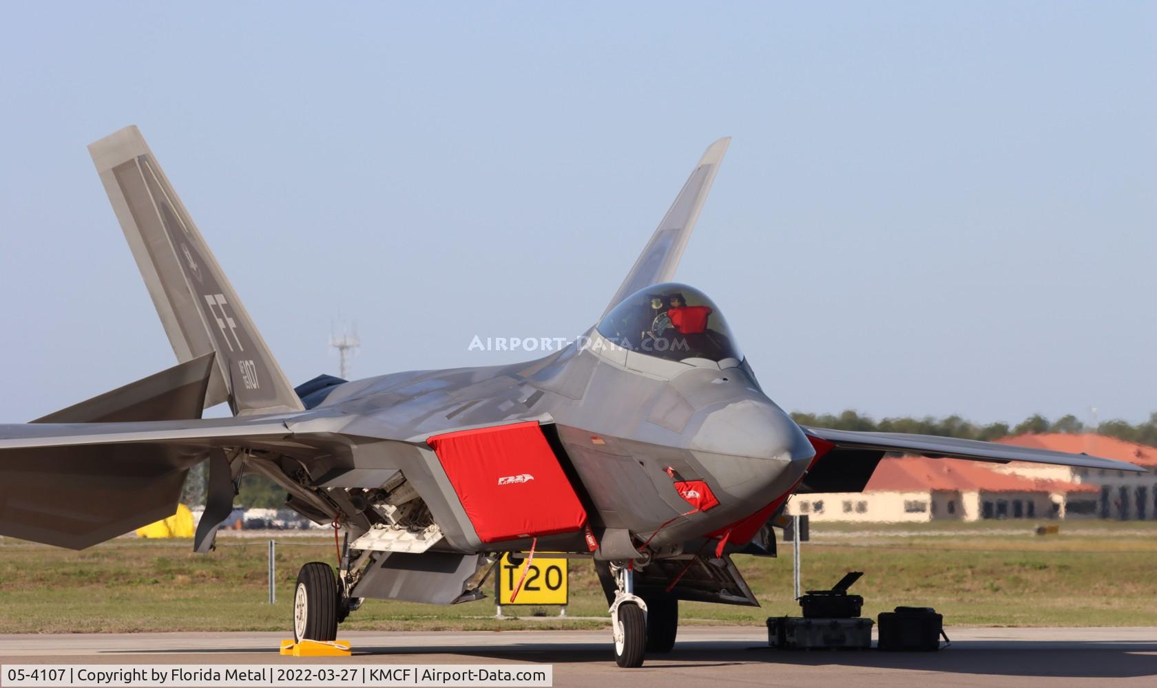 05-4107, 2005 Lockheed Martin F-22A Raptor C/N 645-4107, F-22A zx