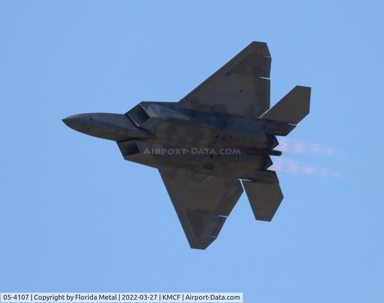 05-4107, 2005 Lockheed Martin F-22A Raptor C/N 645-4107, F-22A zx
