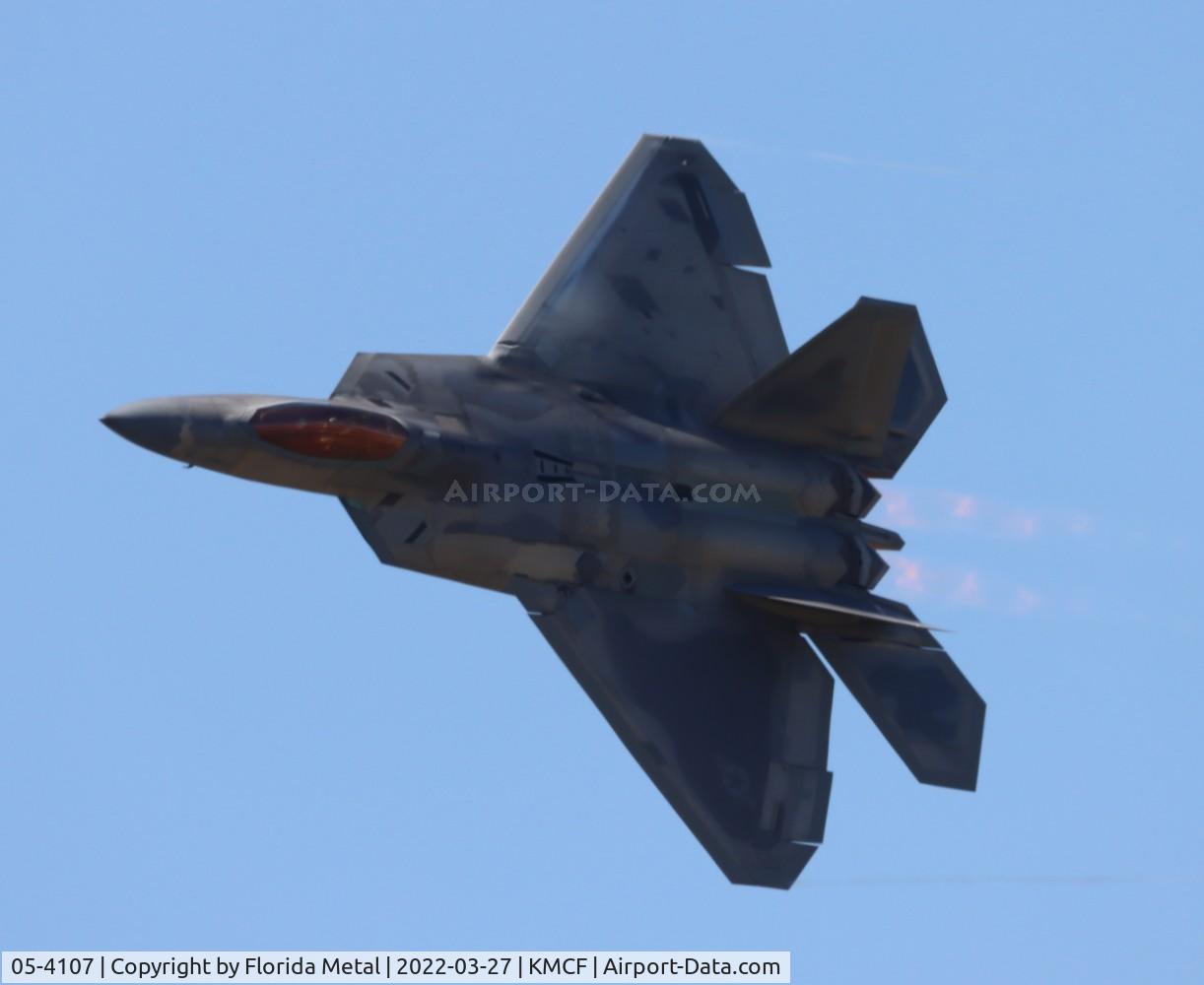 05-4107, 2005 Lockheed Martin F-22A Raptor C/N 645-4107, F-22A zx